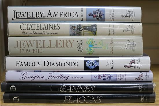 A quantity of reference books relating to Antique Jewellery and Objects of Vertu